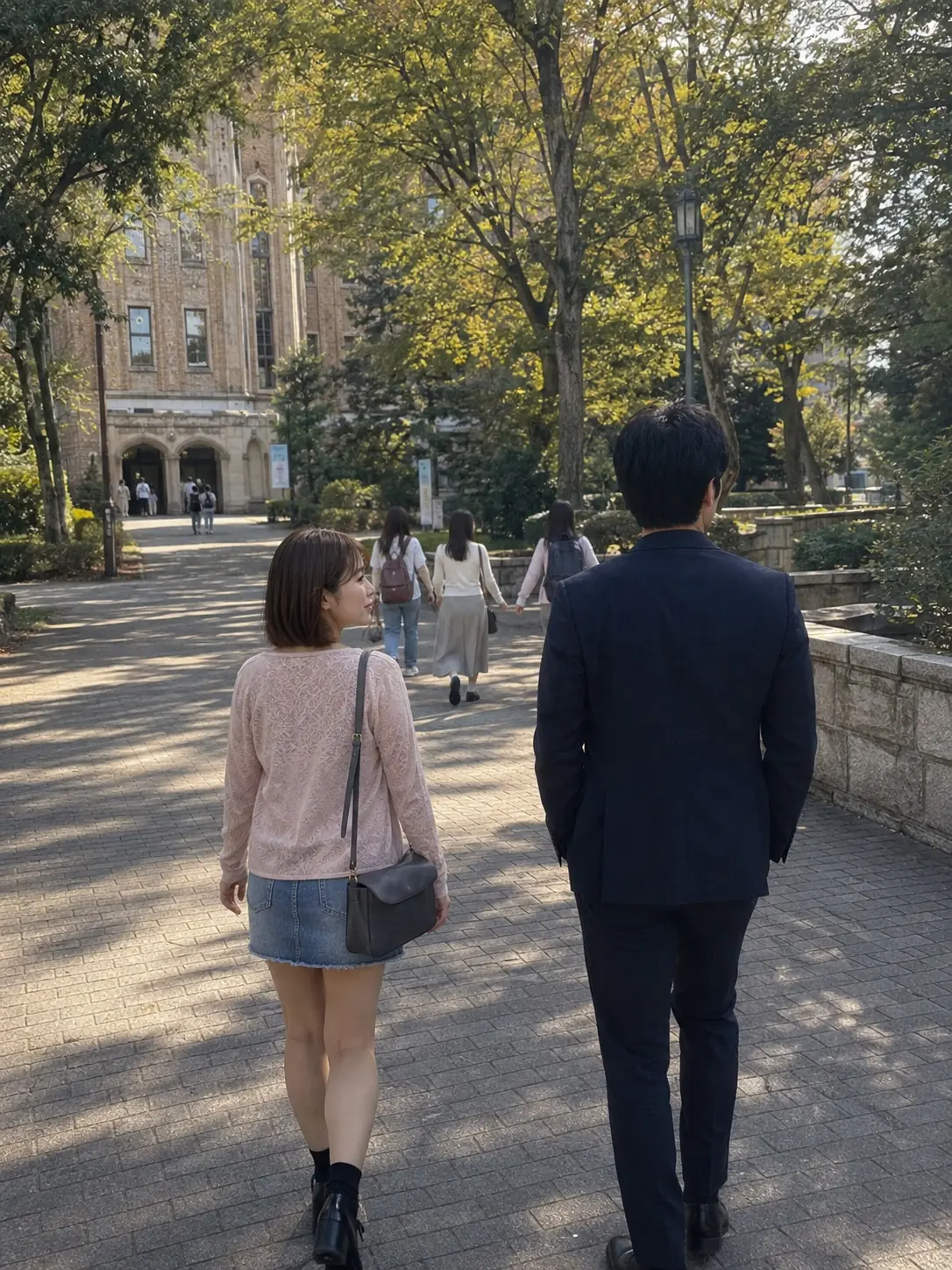 大学へ移動