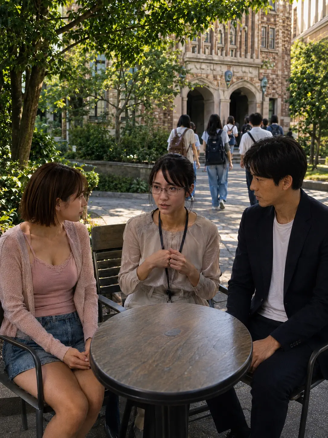 大学関係者へ聞き込み