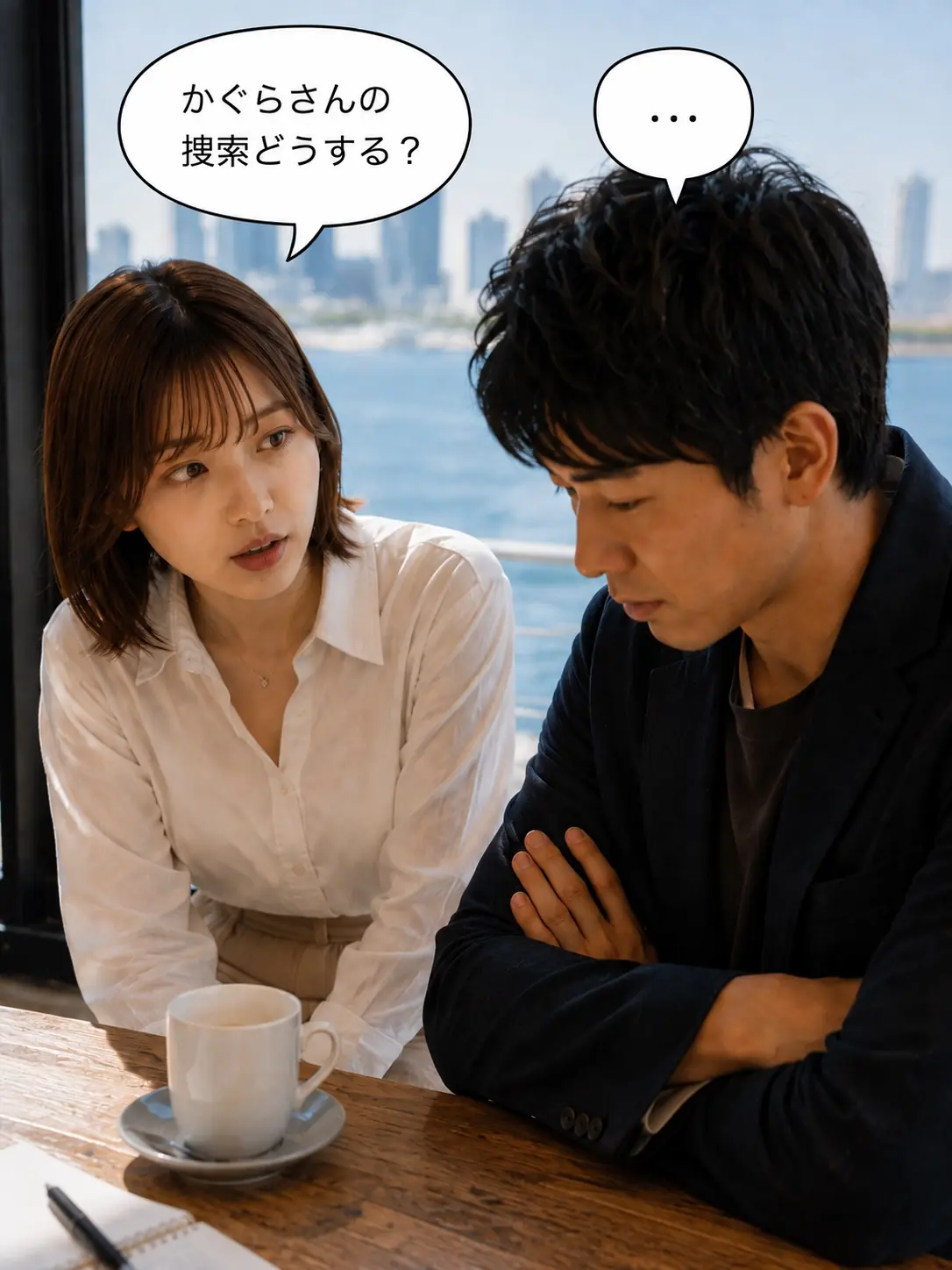 みずほがかぐらの捜索について尋ねる