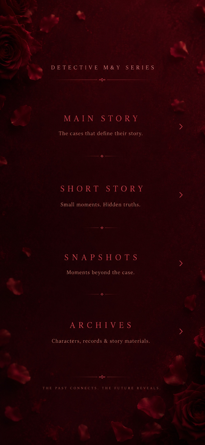 DETECTIVE M&Y SERIES menu